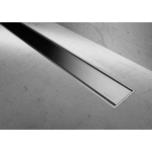 Douchegoot Compact 30 TAF LOW 800x62mm rooster Zero geborsteld RVS waterslot 30mm
