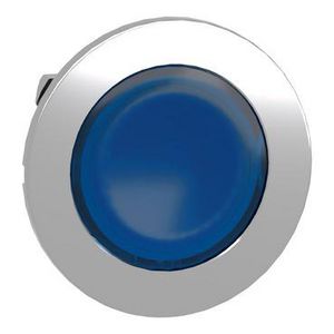 Kop voor verzonken signaallamp Metaal Incl. led Blauw
