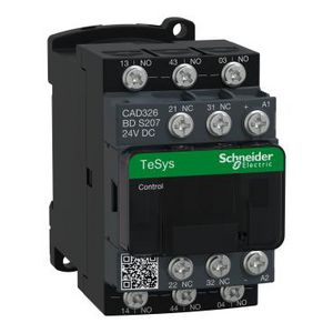 Besturingsrelais 3NO + 2NC 690V 24V DC Standaardspoe TeSys D
