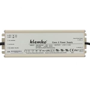 LED driver IP67 voor constante spanning 12V. Pmax=100W.