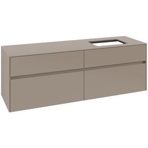 Wastafelonderkast Collaro 1600x548x500mm Taupe C12200VM