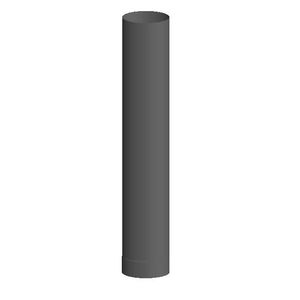 Pijp ø180mm 1000mm schuifpijp donker antraciet