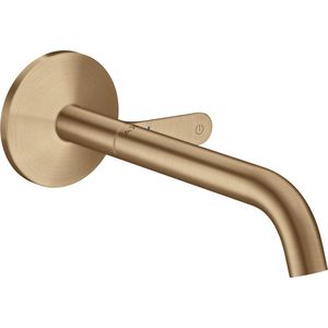 Inbouwkraan afbouwdeel voorsprong 220 mm Brushed Bronze AX One