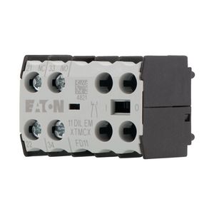 Hulpcontacten 1M+1V opbouw schroefaansluiting VVE=5