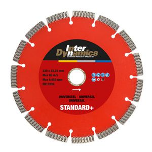 Universeel Standard+ diamantzaagblad 180mm asgat 22.23mm