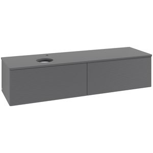 Wastafelonderkast Antao 1600x360x500mm Antr. Matt Lacquer L37150GK
