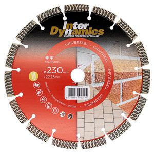 Universeel Standard+ diamantzaagblad 230mm asgat 22.23mm