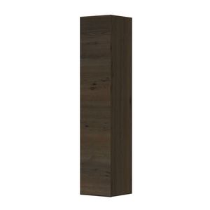 Hoge kast uni grls. fineer Charcoal 360x370x1690mm