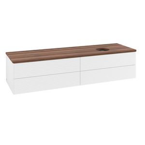 Wastafelonderkast Antao 1600x360x500mm White Matt Lacquer L27112MT