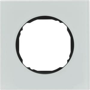 Afdekraam 1-v vlak berker R.8 glas polarwit