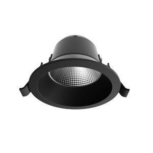Refl downlight eco diam.108mm zwart 5-CCT 260mA zonder voedi