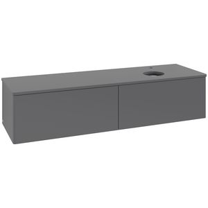 Wastafelonderkast Antao 1600x360x500mm Antr. Matt Lacquer L38050GK