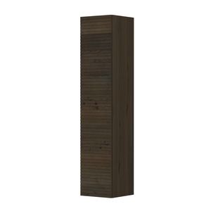 Hoge kast grls. HO gefr. fineer Charcoal 360x370x1690mm