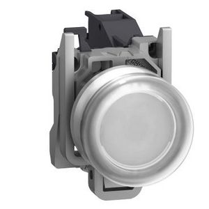 Pushbutton white with boot Explosive atmosphere