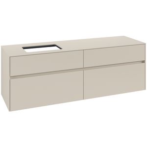 Wastafelonderkast Collaro 1600x548x500mm Cashmere Grey C121B0VN