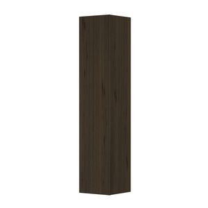 Hoge kast grls. VE gefr. fineer Charcoal 360x370x1690mm