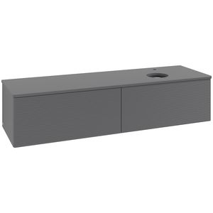 Wastafelonderkast Antao 1600x360x500mm Antr. Matt Lacquer L38150GK