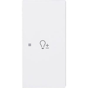 Free@Home bedieningswip rechts 2-voudig dimmer art-matwit (6234-22-44M)