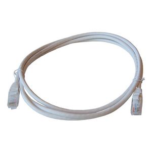 Patchkabel / netwerkkabel CAT5e UTP PVC molded wit 2.0meter