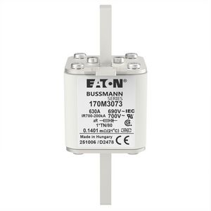 Zekering h. snelheid 630A AC 690V 200kA compact 1 45x VVE=6