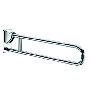 Closetbeugel opklapbaar Ø32 900mm RVS glans gepolijst