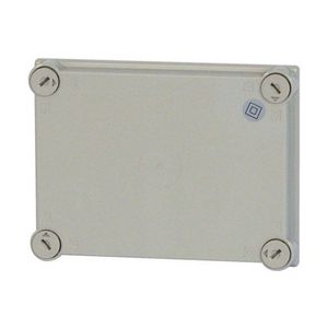 Deksel CI HxBxD=250x187.5x25mm RAL7035