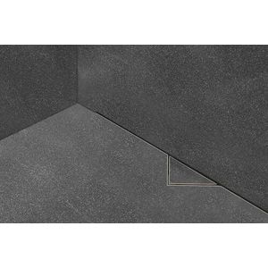 Douchegoot S-Line 900x108mm RVS ZU. rooster verstelbaar