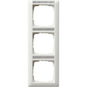 Afdekraam 3-voudig verticaal TK Gira Standard 55 zuiver wit m