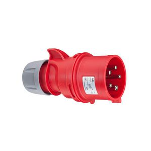 Faseomvormer CEE IP44 16A 5P 400V 6h rood VVE=10