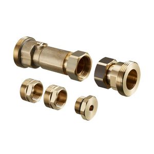 Warmtemeter inbouwset Regumat M3/M4-180 DN25 met kogelkraan