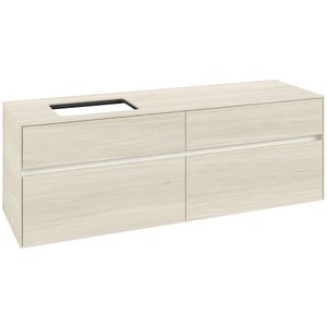Wastafelonderkast Collaro 1600x548x500mm White Oak C121B0AA