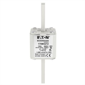 Zekering h. snelheid 100A AC 690V 200kA compact 1 45x VVE=6
