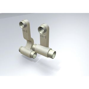 Radiatoraansluiting 2-delig uitsp. wand 15/18mm sold. VVE=10