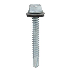 Doos a 100st. Boorschroef DIN7504K 6,3x100mm 16mm bp3 verzinkt