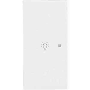 Free@Home bedieningswip links 2-voudig licht art-matwit (6231-21-44M)
