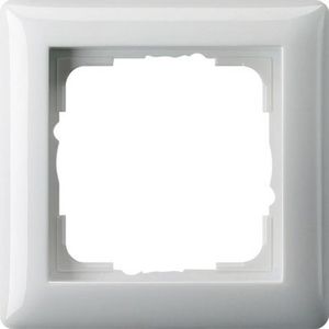 Afdekraam 1-voudig Gira Standard 55 zuiver wit