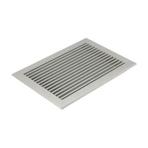 Alu ventilatie retour rooster 150x300mm.