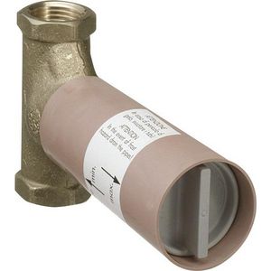 Ecostat inbouwset chroom stopkraan 3/4 spindel