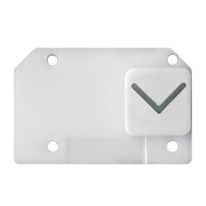 SYMBOOL VERLICHTE BEDIENINGSAPPARATEN-PIJLTJE OMLAAG VVE=20