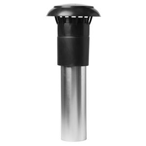 Ventilatiepijp Vent-Alu 3000 150mm met vlinderklep excl. pan/plakplaat