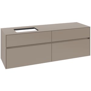 Wastafelonderkast Collaro 1600x548x500mm Taupe C12100VM