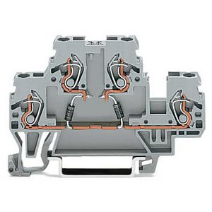 Moduleklem 2-etage 2 dioden 1N4007 grijs VVE=50