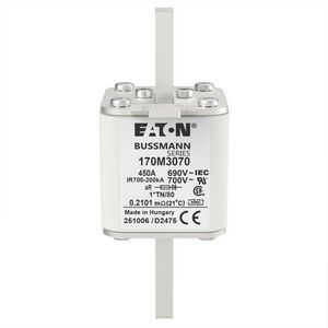 Zekering h. snelheid 450A AC 690V 200kA compact 1 45x VVE=6
