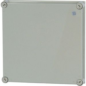 Deksel CI HxBxD=375x375x50mm RAL7035