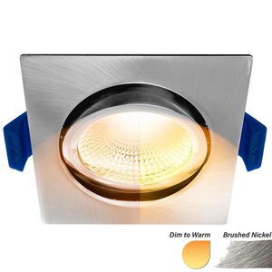 Inbouwspot led Spot 5W WarmDim IP54 geborsteld nikkel