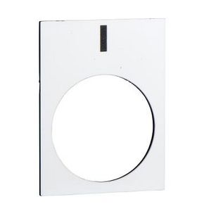 Houder 30x40mm + etiket 8x27mm WitI" XB4/XB5