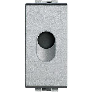 Kabeluitgang LivingLight AluminiumØ9mm 1 module