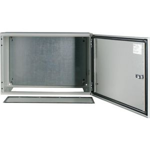 Wandkast IP66 incl. 2mm montageplaat HxBxD=400x600x300mm