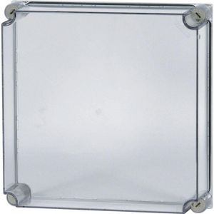 Deksel CI HxBxD=375x375x100mm transparant