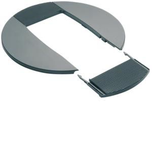 Plafondrozet voor dubbele zuil 80mm DAC alulook